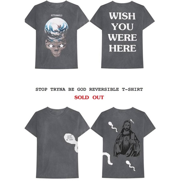 Shirts | Travis Scott Astroworld Stop Tryna Be God Shirt ...